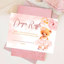 Pequena princesa de flores de ursinho rosa