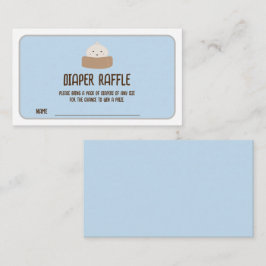 Cartão De Informações Pequeno Bolinho no Caminho Bilhetes da Rifa de Fra