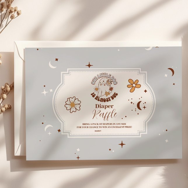 Cartão De Informações Pequeno Boo Bebê Raffle do Halloween (Criador carregado)