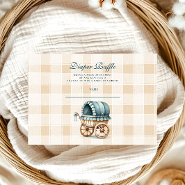 Cartão De Informações Pequeno Cowboy Moderno Rodeo Ocidental Diapper Raf