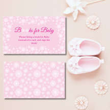 Pequeno floco de neve delicado rosa menina baby sh