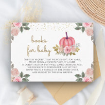 Pequeno Pumpkin Rosa Dourado Livro Floral