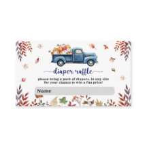 Pequeno Rapaz Chá de fraldas Fralda Raffle