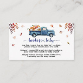 Cartão De Informações Pequenos Livros De Chá de fraldas Para Rapazes De