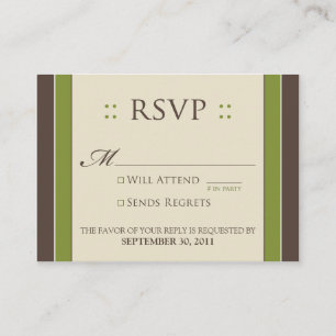Cartão De Informações ::personalizado: RSVP de Moisés Elegante de 3,5 x