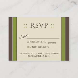 Cartão De Informações ::personalizado: RSVP de Moisés Elegante de 3,5 x