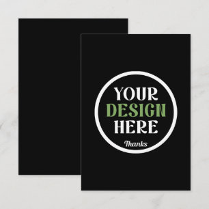 Cartão De Informações personalizado, único, elegante e minimalista