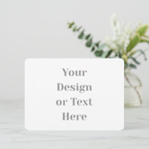 Cartão De Informações Personalizável Seu Design ou Texto Aqui Personaliz
