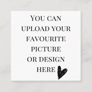 Cartão De Informações Personalize a placa de gabinete de 2,5" x 2,5" - q