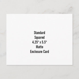 Cartão De Informações Personalize Seu Próprio Design com 4.25" x 5.5"