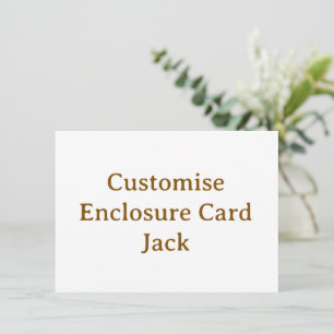 Cartão De Informações personalize simples personalizado 11,4 cm x 15,9 c