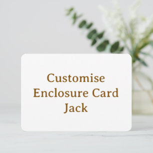 Cartão De Informações personalize simples personalizado 3.5" x 5" arredo