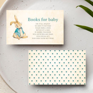 Cartão De Informações Peter Rabbit Book for Baby Request Insert