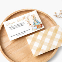 Peter Rabbit Fall Baby Boy - Fralda Raffle Card