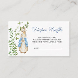 Cartão De Informações Peter Rabbit Fralda Raffle
