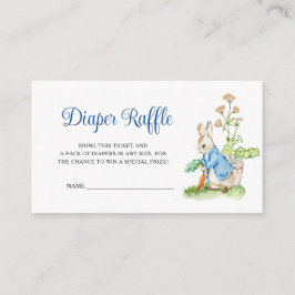 Cartão De Informações Peter Rabbit Fralda Raffle
