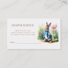 Cartão De Informações Peter Rabbit Fralda Raffle