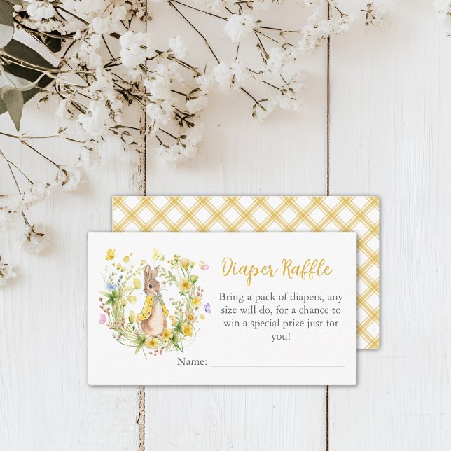 Cartão De Informações Peter Rabbit Fralda Raffle Enclosure C (Criador carregado)
