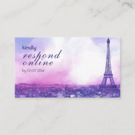 Cartão De Informações Petite Online Reply Request Amour Éternel 