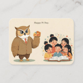 Cartão De Informações Pi Day Enclosure Card – Cute Owl Teacher