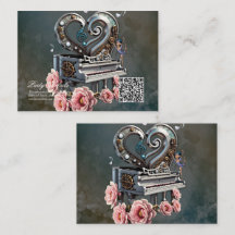 piano Steampunk com coração