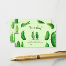 Picles Chá de fraldas Whimsical Verde
