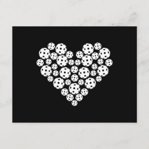 Cartão De Informações Picles Engraçados de Amor no Coração Forma do Dia