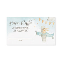 Piloto de avião Fralda Raffle