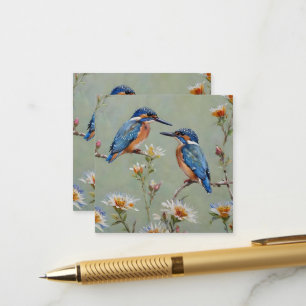 Cartão De Informações Pintura De Óleo De Refinadores Australianos E Flor