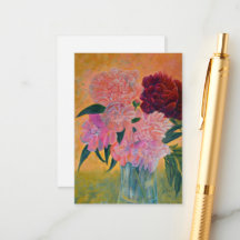 Pintura do Buquê de Peony