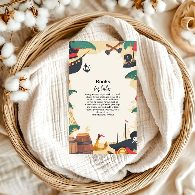 Cartão De Informações Pirata Náutica É um Livro para Bebê (Criador carregado)