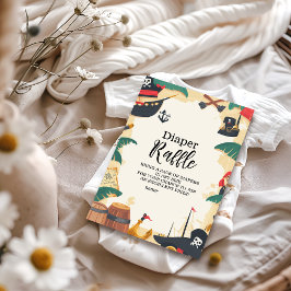 Cartão De Informações Pirata Náutica É uma fralda