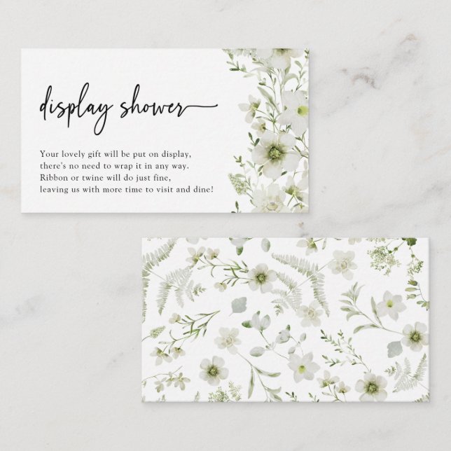 Cartão De Informações Placa de Chá para Exibição Botânica (Frente/Verso)