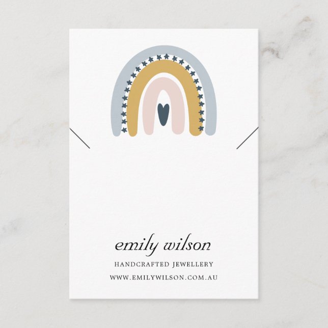 CARTÃO DE INFORMAÇÕES PLACA DE EXIBIÇÃO DA BRACELET DO NECKLACE SCANDI R (Frente)