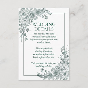 Cartão De Informações Placa de gabinete