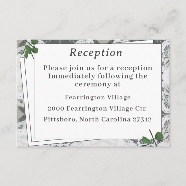 Cartão De Informações Placa de gabinete (Frente)