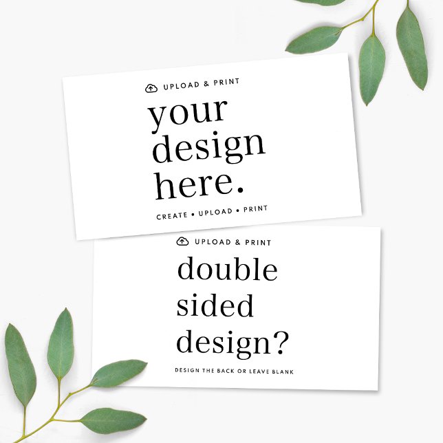 Cartão De Informações Placa de gabinete carregue seu Design (Criador carregado)