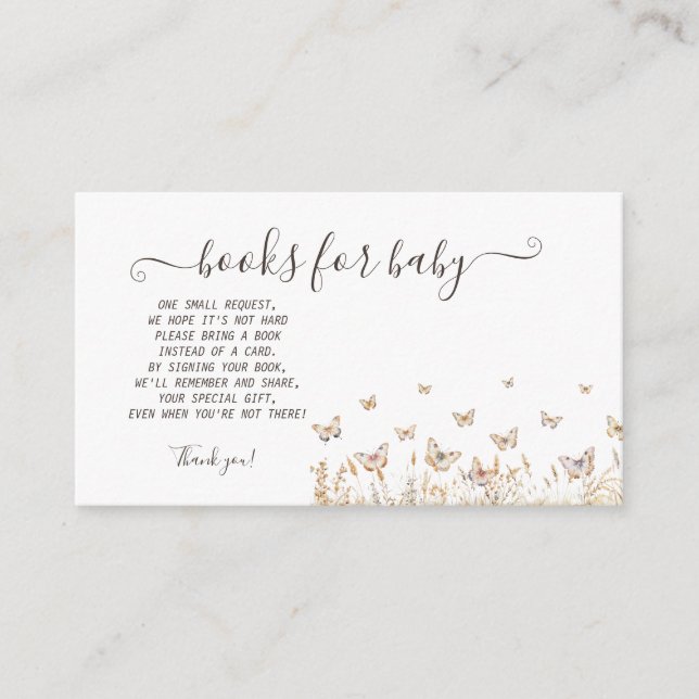 Cartão De Informações Placa de gabinete com borboletas de camada de aqua (Frente)