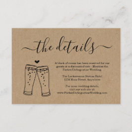 Cartão De Informações Placa de gabinete com detalhes de informações do b