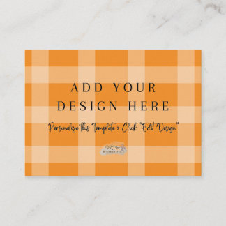 Cartão De Informações Placa de gabinete de 3,5" x 2,5"