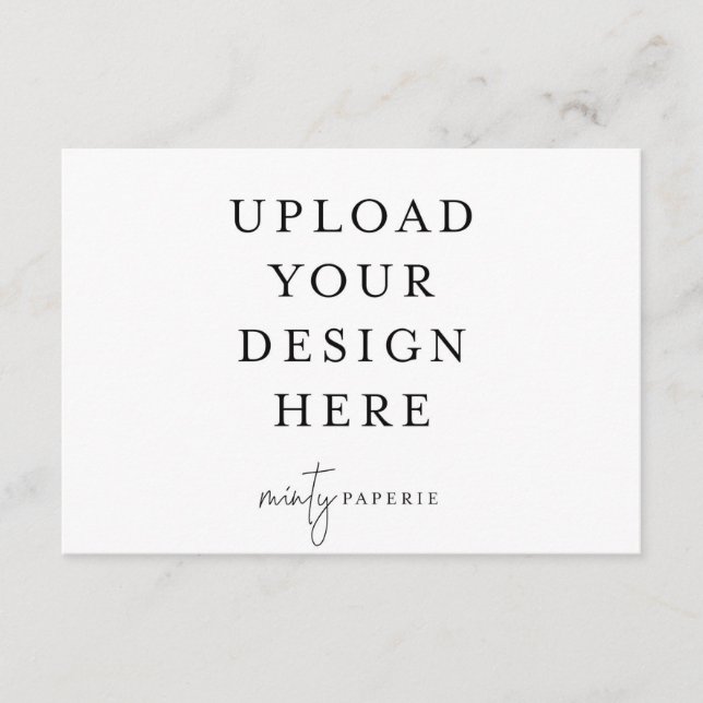 Cartão De Informações Placa de gabinete de 3,5" x 5" - Paisagem (Frente)