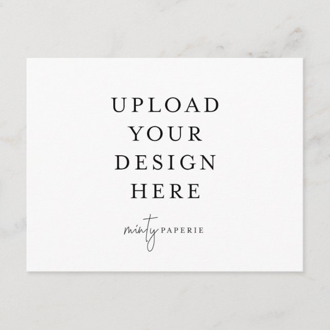 Cartão De Informações Placa de gabinete de 4,25" x 5,5" - Paisagem (Frente)