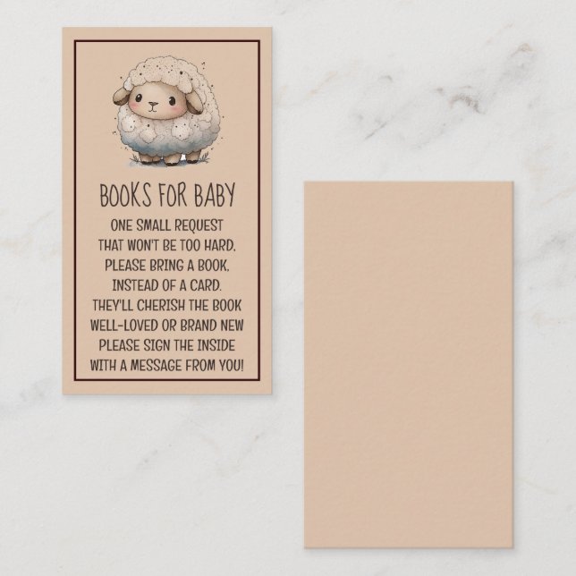 Cartão De Informações Placa de gabinete de banners (Frente/Verso)