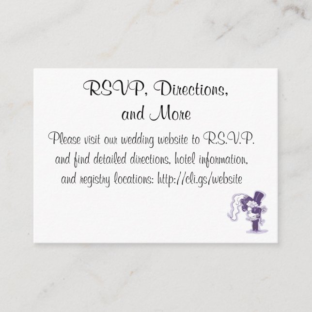 Cartão De Informações Placa de gabinete de casamento retrô cursivo (Frente)