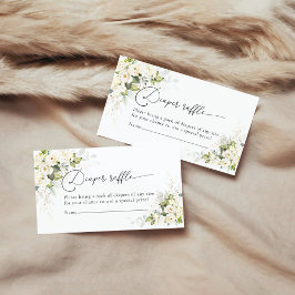 Cartão De Informações Placa de gabinete de Fralda Raffle  de roscas bran