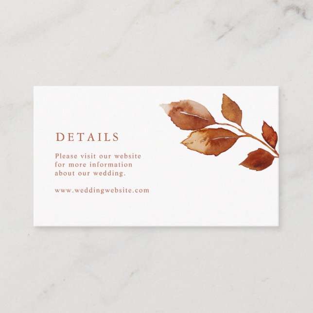 Cartão De Informações Placa de gabinete de queda simples (Frente)