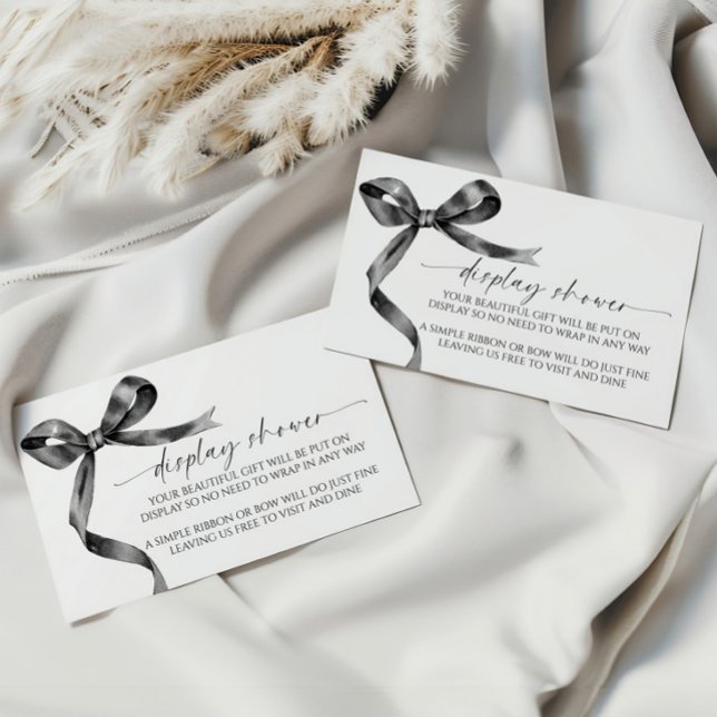 Cartão De Informações Placa de gabinete do Chá de exibição do Arco preto (Criador carregado)