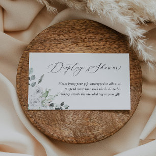 Cartão De Informações Placa de gabinete do Chá de exibição flexível bran