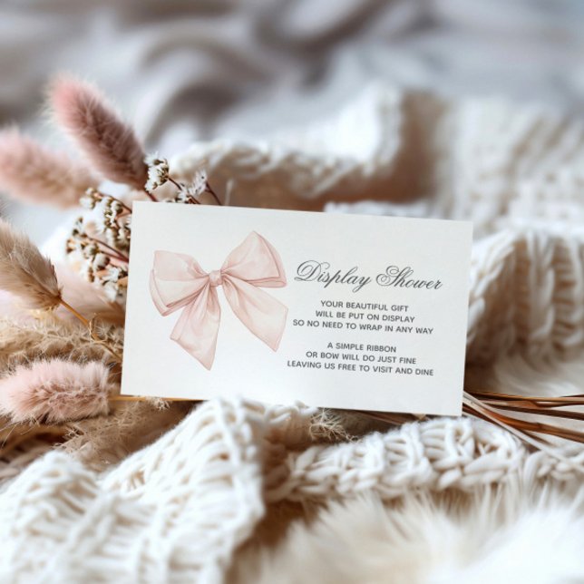 Cartão De Informações Placa de gabinete do Chá de fraldas de exibição do (Criador carregado)