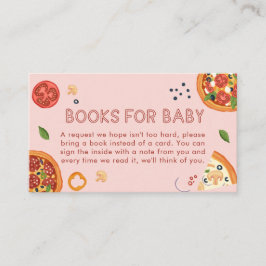 Cartão De Informações Placa de gabinete do Chá de fraldas Slice Slice